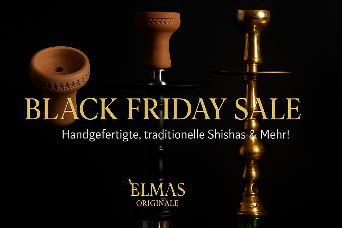 Die besten Black Friday Shisha Angebote bei Elmas Originale - Online kaufen, schneller und sicherer Versand garantiert.