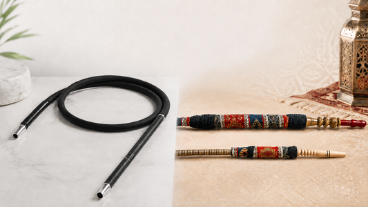 Traditioneller Shisha Schlauch oder doch lieber Silikonschlauch? Welcher Schlauch besser zu Dir passt, erfährst Du in unserem Blog.
