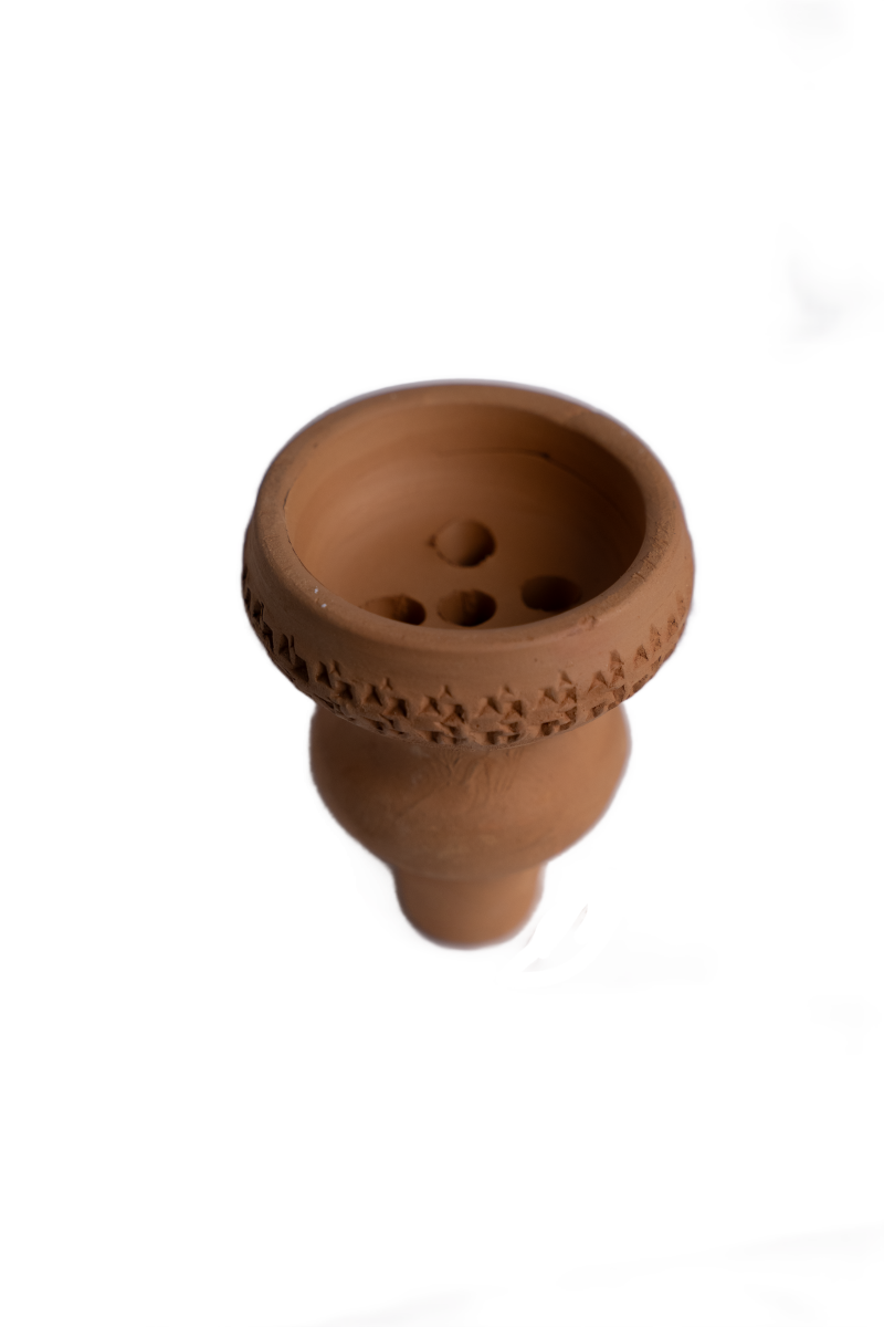 EIn Shisha Naturtonkopf mit mehreren Löchern für einen besseren Durchzug.