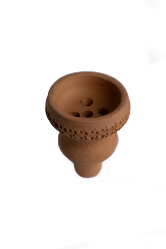 EIn Shisha Naturtonkopf mit mehreren Löchern für einen besseren Durchzug.