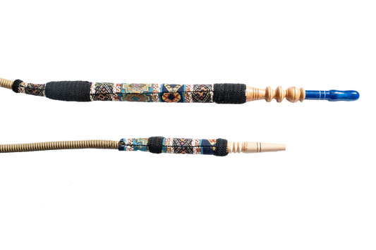 Ziegenleder Shisha-Schlauch handgefertigt und in traditionellem design.