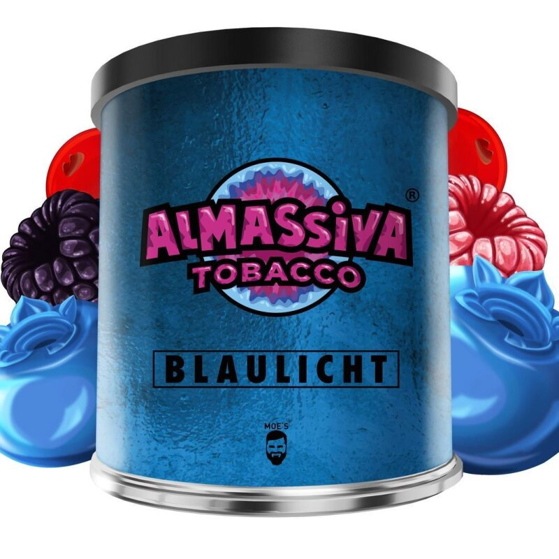Al Massiva Tabak 200g - Blaulicht 